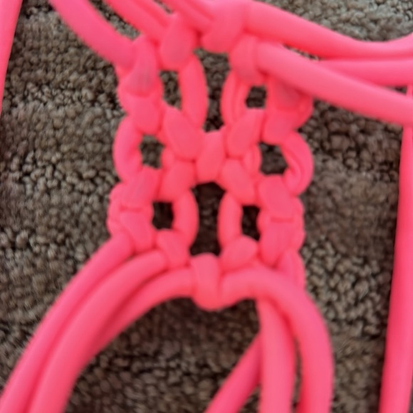 American eagle, orange triangle, bikini top, size medium - Picture 4 of 6